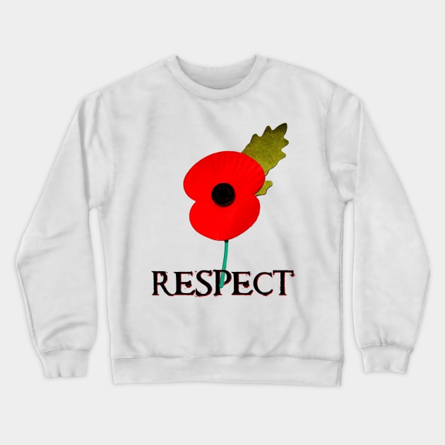 Respect Crewneck Sweatshirt by blackiguana